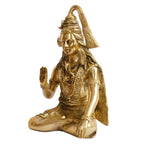 ARTVARKO Brass Lord Shiva Shankar Shiv Statue Bhole Nath Bhagwan Big Murti Office Home Decor Showpiece Statue Size 12 Inches