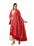 Pashmoda Women Nazrana Kashmiri Jamawar Woven Design Shawl (Size: 40x80in, 101x203cm) SECS57