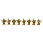 ARTVARKO Brass Ashtalakshmi Ashta Lakshmi Set for Diwali Pooja Mandir Temple Office Decor Height 3.5 Inches Weight 2.5 KG
