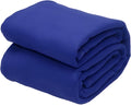 STARNSTYLE 300 TC All Season Solid/Plain Lightweight Polar Fleece Single Bed Blanket (152 x 230 cm) Blue Blanket SingleIV9 Kafalo