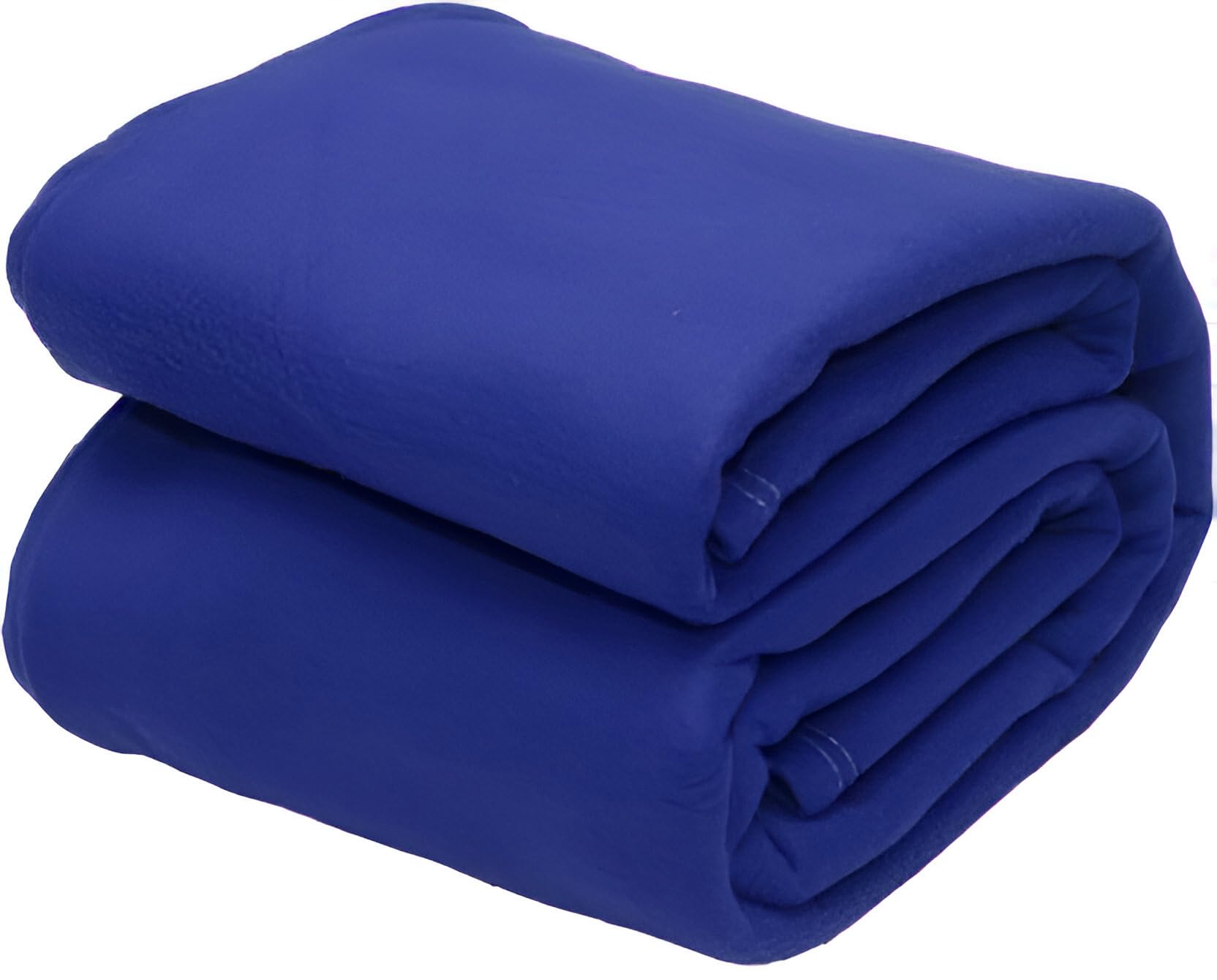STARNSTYLE 300 TC All Season Solid/Plain Lightweight Polar Fleece Single Bed Blanket (152 x 230 cm) Blue Blanket SingleIV9 Kafalo
