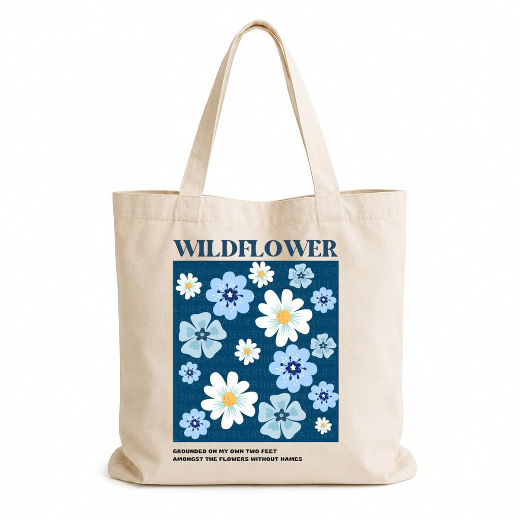 PeaceOut Cotton Canvas Tote bag for Women – Reusable Aesthetic Printed Shoulder Carry, Eco-Friendly for Work, Travel, Grocery, Beach & Everyday Use