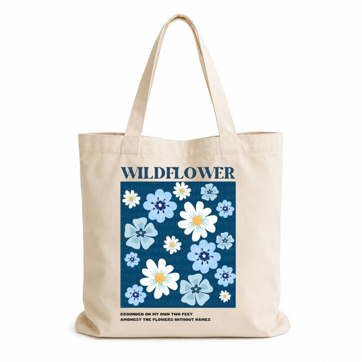 PeaceOut Cotton Canvas Tote bag for Women – Reusable Aesthetic Printed Shoulder Carry, Eco-Friendly for Work, Travel, Grocery, Beach & Everyday Use