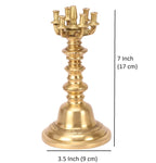 Artvarko™ Brass Agarbatti Stand Incense Holder Burner Idol Statue for Home Décor Mandir Temple Gift Showpiece 7 Inch