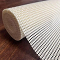 Dribble (45cm X 125cm- 2Pcs Pack) Eva Shelf Liner Mat Roll, Non Slip Drawer & Cabinet Liner for Kitchen, Oilproof Washable Fridge Mat | Anti Skid Cupboard Wardrobe Multipurpose Mat (Cream) Pack of 2 Kafalo