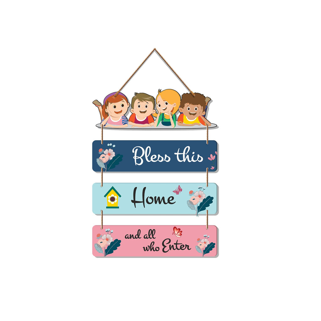 Artvibes Home Quote Wooden Wall Hangings Decor For Home | Living Room | Quotes Decor Item | Home Quotes Wall Hanging | Modern Decor Items | Wall Poster | Artworks Hangings | Unique Gift (WH_6902N)