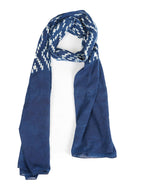 RAI SAHAB Fancy Scarf Lightweight & Comfortable for All Seasons(ST-68BLUE10)