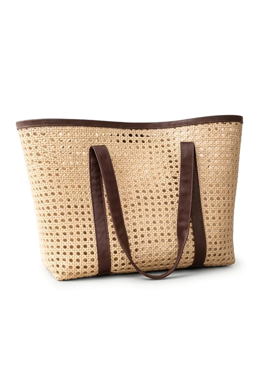 ENSAC Printed Tote Bag for Women | Premium Ladies Shoulder Stylish Handbag with Zip Closure | Shoulder Bag for Office, College, Travel & Daily Use