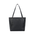 Fastrack Casual Laptop Tote Bag For Girls, Large Size With A Zipper Closure And Padded Laptop Compartment, Compatible With Laptops Up To 14 Inches, Double Handle Bag, Black