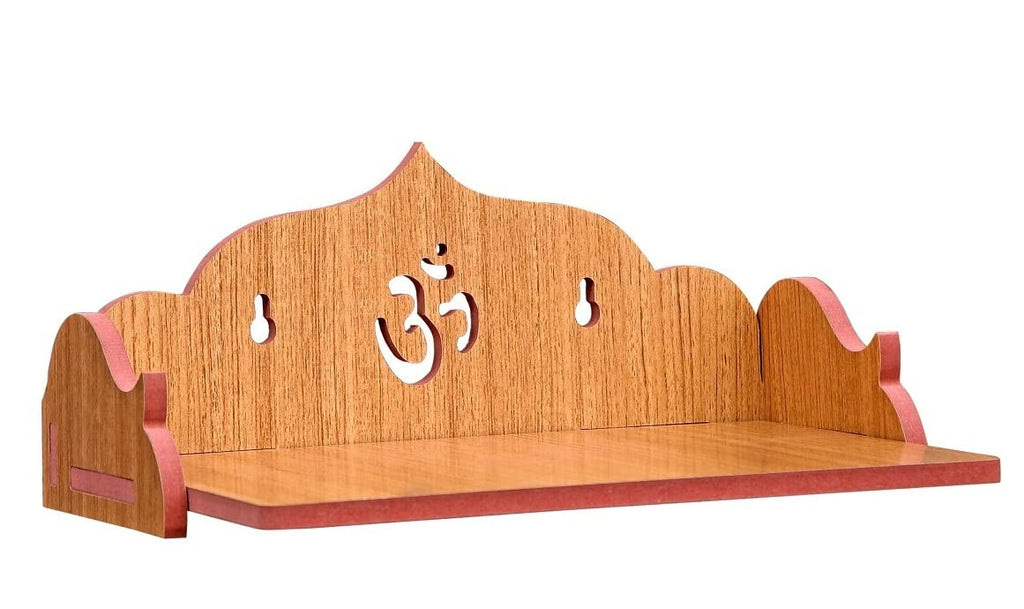nexat MDF Wooden Jhula Singhasan for Bal Gopal Idol | Krishna Pooja Temple Mandir Throne | Janmashtami Festival Decor (256 Hindolo)