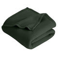 STARNSTYLE 300 TC All Season Solid/Plain Lightweight Polar Fleece Single Bed Blanket (152 x 230 cm) Green Blanket SingleIV1 Kafalo