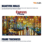 VIBECRAFTS Homcraft Canvas Paintings for Living Room Drawing Room Rain's Rustle Canvas Wall Painting Fitted With Wooden Frame For Home | Office | Living Room | Gifts (PTVCH_2534N)