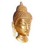 ARTVARKO Brass Buddha Wall Hanging, Decorative Showpiece for Home Décor Gift 5 Inch
