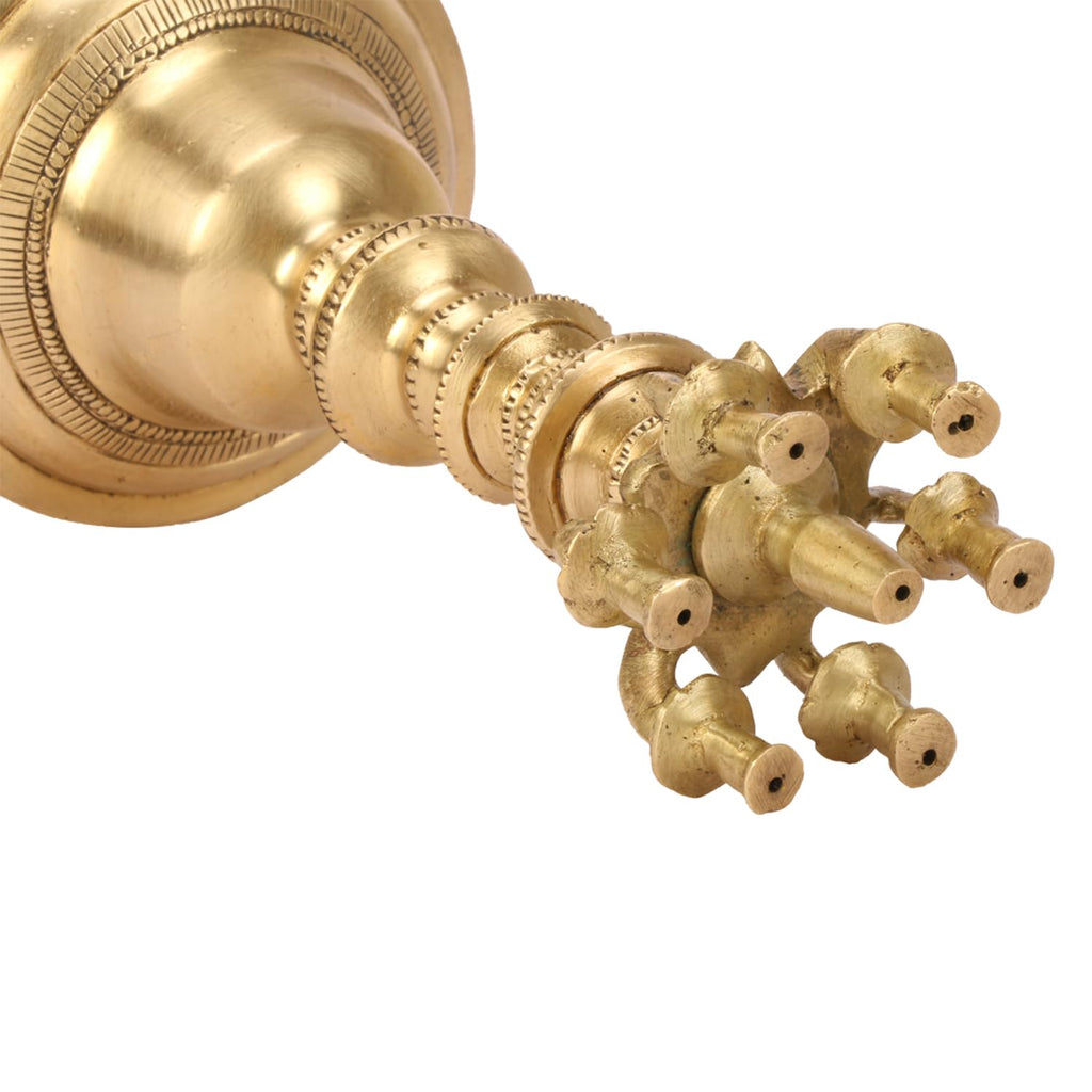 Artvarko™ Brass Agarbatti Stand Incense Holder Burner Idol Statue for Home Décor Mandir Temple Gift Showpiece 7 Inch