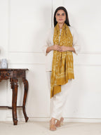 RAI SAHAB Printed Cotton Women Scarf, Stole, Fancy Scarf(ST-124MUSTARD10)