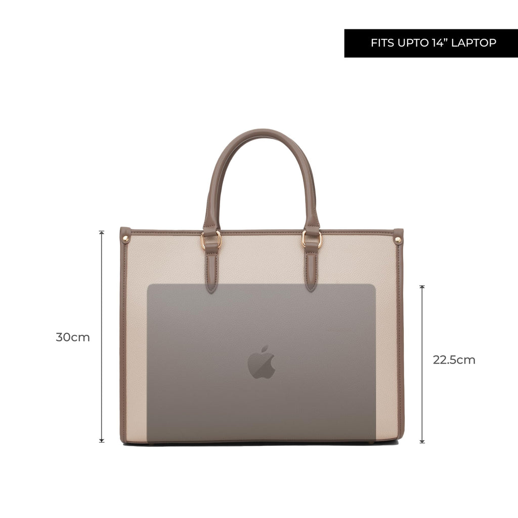 Miraggio Denice 2.0 14 Office Tote Bag For Women | Rakhi Gift For Sister