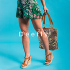 Deefly Star Dust Women's Hobos & Shoulder Bag (Brown Patterned)