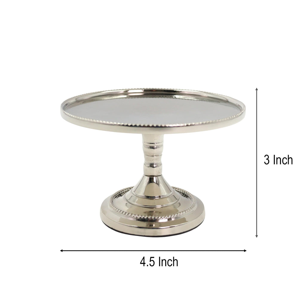 HOSLEY Metal Pillar Candle Holders| Silver Pillar Candle Holders Table Centerpiece with One Pillar Candle| Candle Stand Perfect for Home Decor Living Room Dining Room| Pack of 1 (Gold)