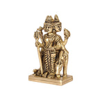 ARTVARKO Brass Idol Trimurti Brahma Vishnu Mahesh Idol Dattatreya Tridev God Datta Statue Pital Puja Murti 4.5 Inch