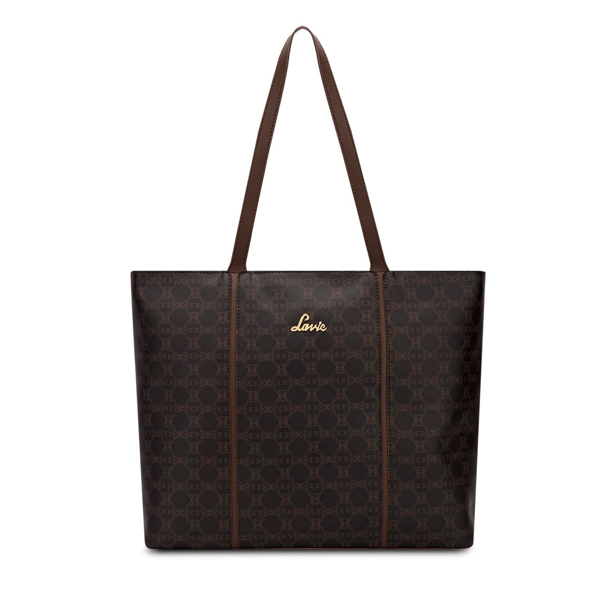 Lavie Women's Mono Neghan Monogram Print Tote Bag for Women | Tote Bag for Work | Ladies purse | Stylish Shoulder Bag | Gift for Women