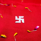 DOKCHAN Silver Swastik - Lucky and Decorative Item for House and Work, Signifying Wealth and Fortune (Size : L-2.5cm * W-2.5cm * H-0.1cm | Weight : 1.5gm Approxe)