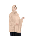 Mehar Hijab's Women's Stylish Hijab Solid Polycotton Feel Good Fabric HANANA Sleeve Hijab Free Size (Wheat)