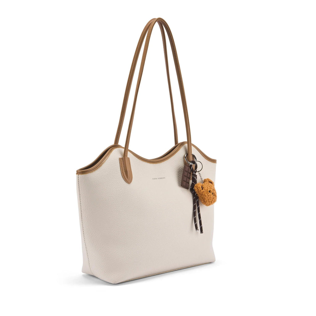 Lino Perros Avril Echo Off-White Tote Bag
