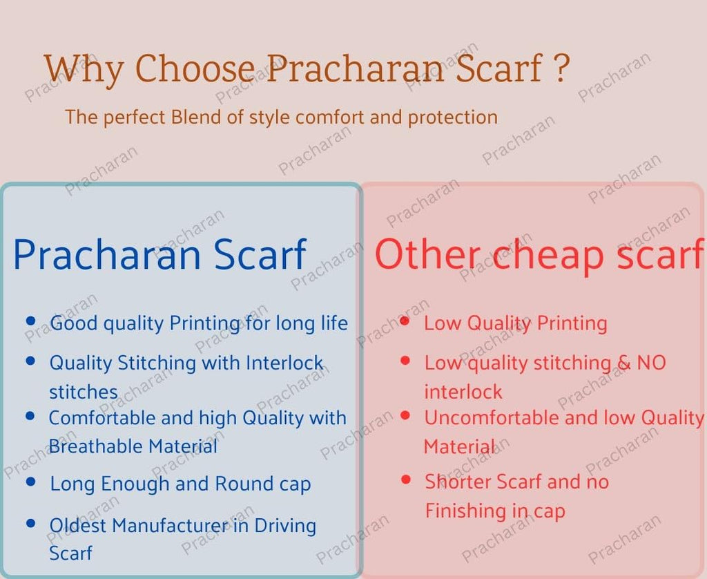 PRACHARAN Fancy Stylish Printed Pattern Driving Cotton Scarf With Sun Protection Cover Face for Women and Girls (Chex Bandhani)