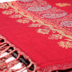 EKAN Printed Soft and Warm Stoles For Winter Season Use for Girls and Women for Gifting (Ambi Printed Stole Red)