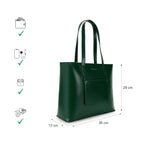 Fastrack PU Structured Tote Bag with Cut Work for Women, Girls and Ladies | College & Office Ready Tote Bag