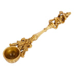 ARTVARKO Krishna Havan Spoon Brass Idol Sculpture Ritual Achmani Spoon Showpiece 9.5 Inch