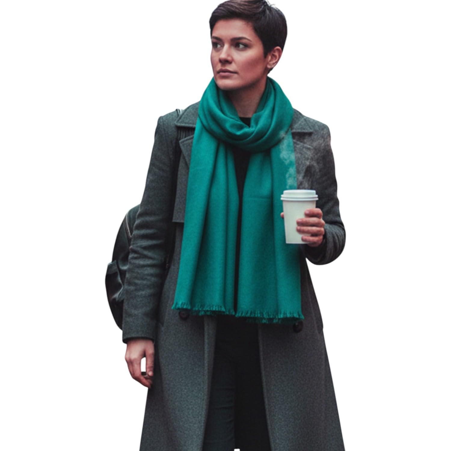 Graziemille Pure Pashmina For Women AQUA XL