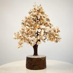 WAVES INDIA Gomti Chakra Tree with 300 Beads Large Size, Original Gomti Chakra Money Tree, Vastu Feng Shui Home Office Decor, Wealth Luck Tree, Spiritual Decorative Showpiece Gift