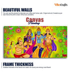 VIBECRAFTS Canvas Paintings for Living Room Drawing Room Hindu s Canvas Wall Painting Fitted With Wooden Frame For Home | Office | Living Room | Gift (PTVCH_2451N)
