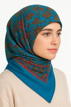 CHACKO Women's Woolen Winter Scarf | Soft & Warm Cold Weather Muffler, Wrap & Shawl | Elegant Wool Blend | Pack of 1_Green