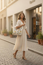 OLL OO LA LA BEAUTY Canvas Tote Bag for Women | Tote Bag | Pinterest Shoulder Bag | Cotton Shoulder Bag | Boho Tote Bags | Casual Daily Use Handbag for Office, College, Shopping & Travel - DGSN-14