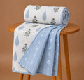 A Brand New - Umi Single Cotton AC Dohar Blanket 57x87 Inches | 160 TC Three Layer Lightweight Comforter | Soft Elegant Printed Single Bed Quilt
