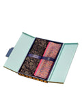 Pashmoda His and Her Gift Set of Kaani Stoles With Wooden Gift Box