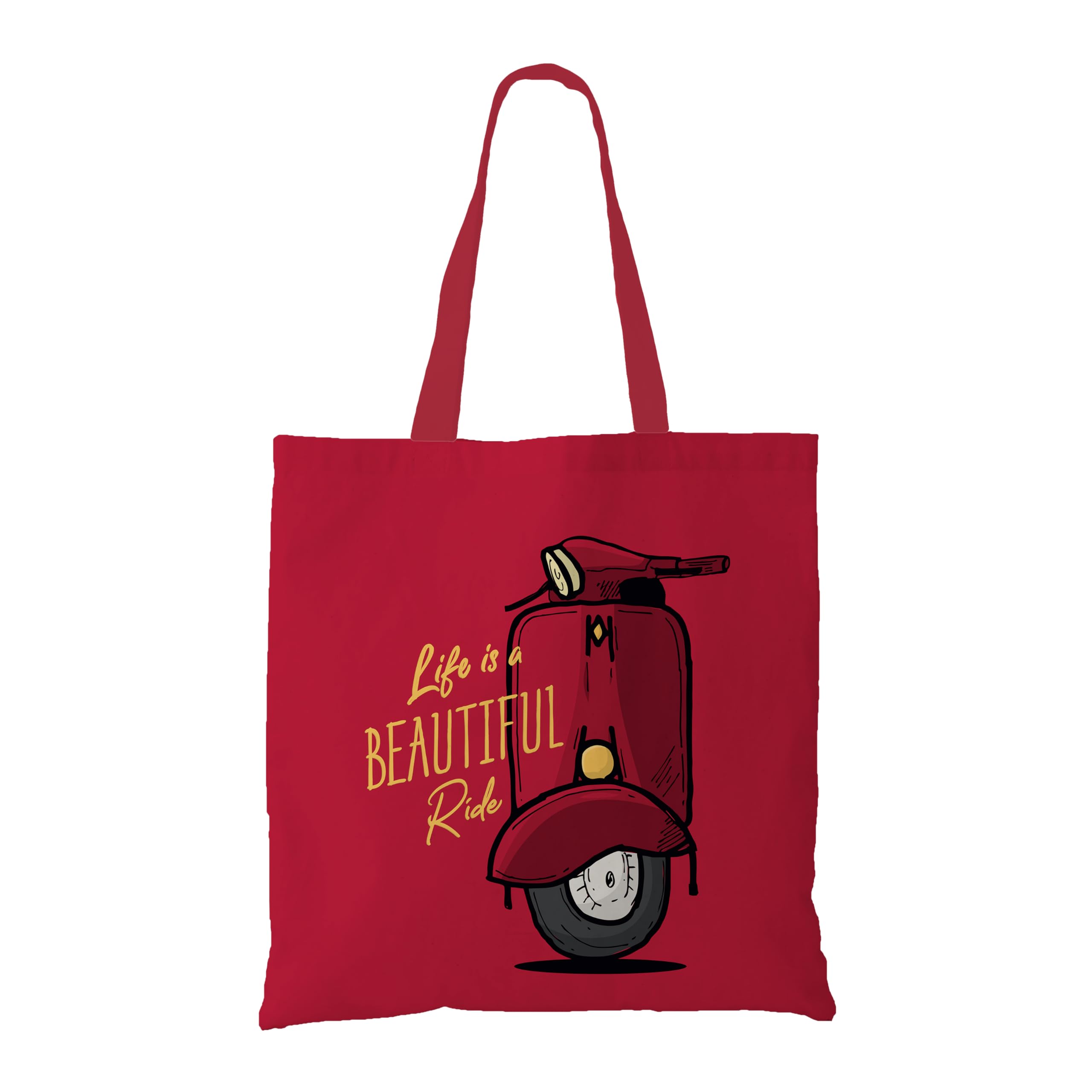 The Purple Tree Life is a Beautiful Ride Tote Bag - 1 Pc, Women Tote Bag, Ecofriendly Canvas Tote, Stylish Bags For Women
