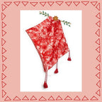CHANDWASIA Viscose Scarf | For Neck Covering Head Wrap Shoulder Drape Travel Casual Daily Use | Viscose Pashmina Design | Red | Men Women | Soft Texture | Long Stole Shawl Wrap Accessory Style Comfort