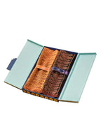 Pashmoda His and Her Gift Set of Kaani Shawls With Wooden Gift Box