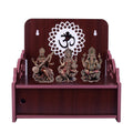 Lakhaji Christian Wooden Wall Hanging Temple for Home and Shop,Office and Home showpiece Temple (Maroon-6)