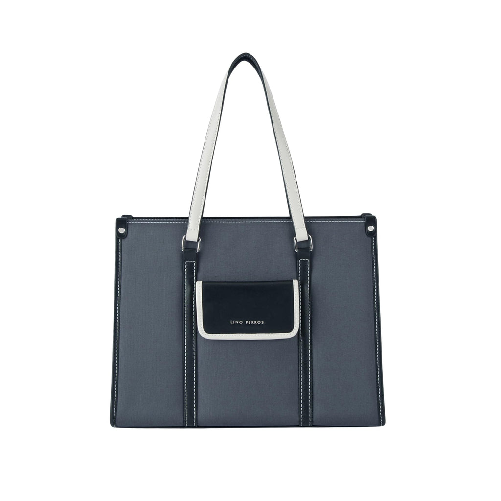 Lino Perros Monroe Joy Grey Tote Bag