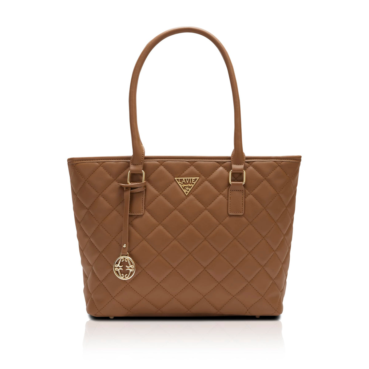 Lavie Signature Woman's Boston Laptop Tote Handbag for Women | Fits upto 15 Laptop | Tote Bag for Work | Ladies purse | Stylish Shoulder Bag | Gift for Women