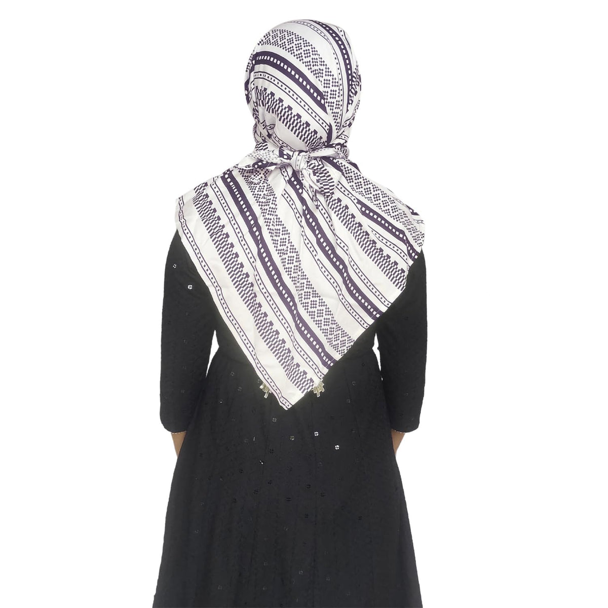 Switchon Rayon Anti Pollution Full face Scarf UV Sun Rays Protection Hijab scarf for women - Free Size (Blue and White)