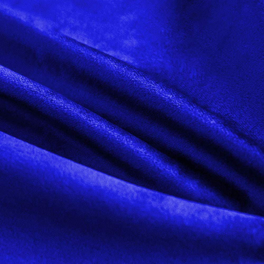 Khooti Decorative Velvet 200 TC Cushion Cover Pack Of 1-36X36/91X91 Cm-Royal Blue-Soft Pillow Covers Cushion Case For Sofa Bedroom Living room Chair Car