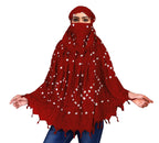 VASTTRAM Women's Pure Cotton Long Scarves Scarf Cum Mask usable for Driver Anti Pollution Full Face Cover With UV Sun Rays Protection