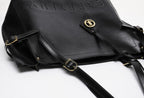 Carrylux Women's Soft PU Tote Bag | Large Single Compartment Shoulder Handbag with Adjustable Strap | Office, College & Casual (T Black)
