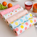 Waterproof Polka Dot Drawer & Cabinet Mat – Antibacterial Foam Shelf Liner for Kitchen, Wardrobe & Cupboard | Non-Slip, Moisture-Proof (30×300 cm)(Multicolor)(1Pcs) Kafalo