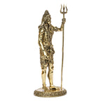 SVARUP Brass Shiva Standing Shankar Bhagwan Shiv Idol Sculpture Statue for Gift & Home Décor 11 Inch